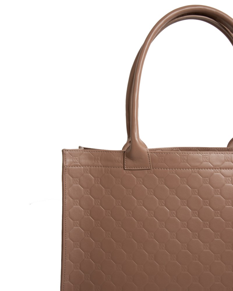 NK Collection Tote bag oktagon läder shoppingväskor & totes dam – bild 2