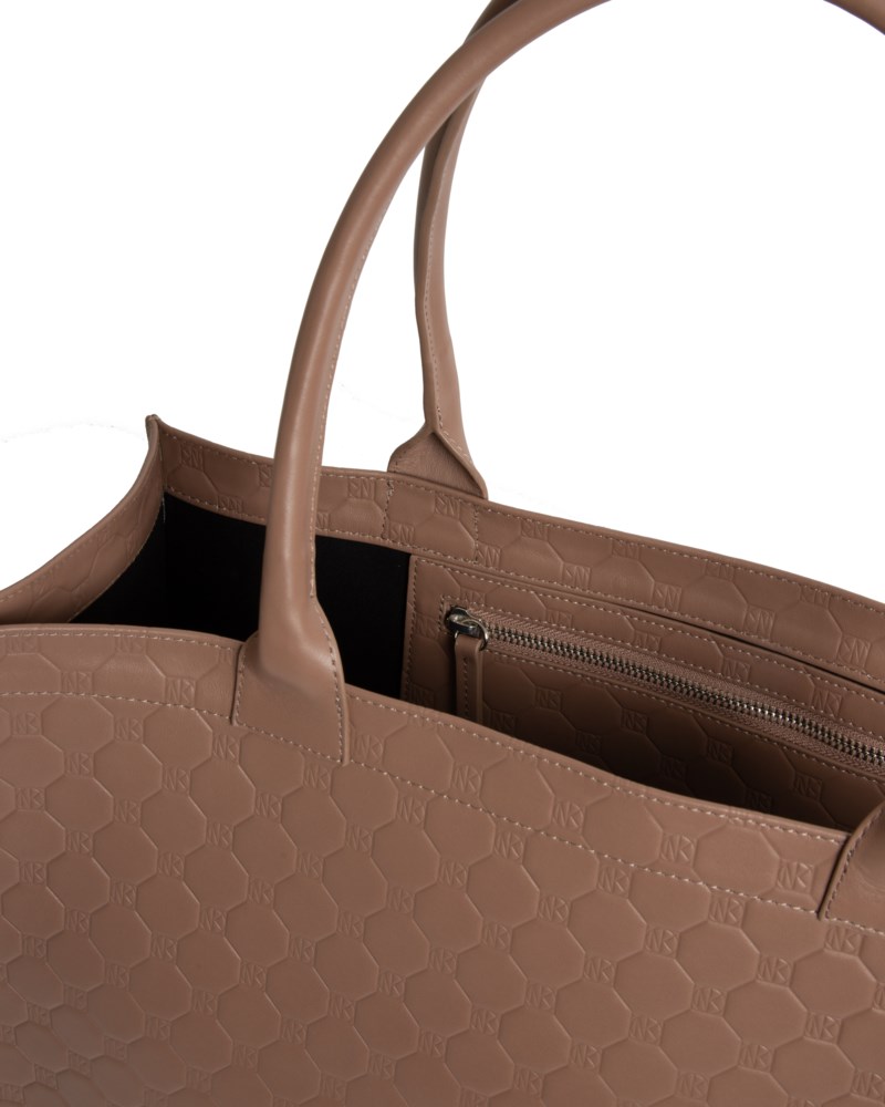 NK Collection Tote bag oktagon läder shoppingväskor & totes dam – bild 5
