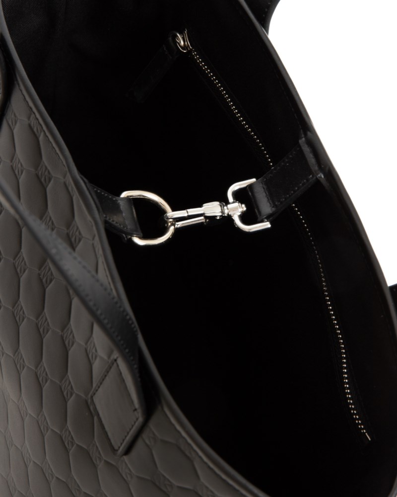 NK Collection Bucket bag oktagon läder handväskor dam – bild 2