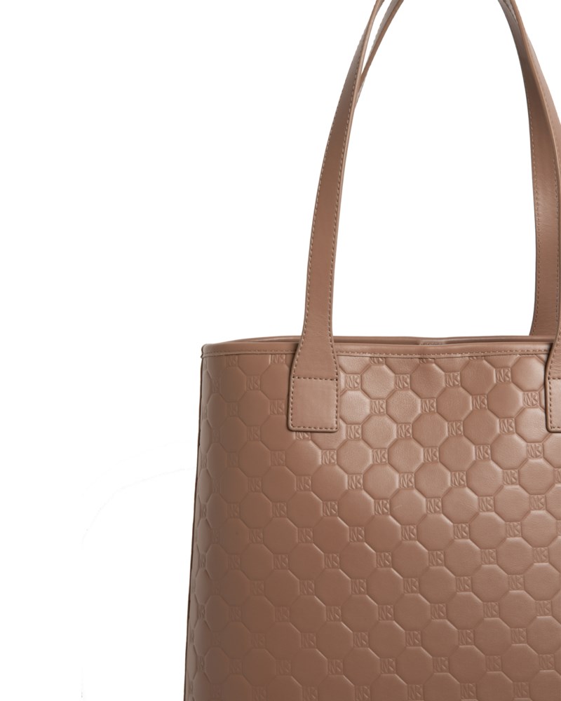 NK Collection Bucket bag oktagon läder handväskor dam – bild 3