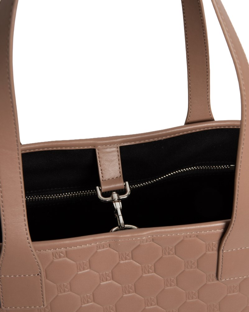 NK Collection Bucket bag oktagon läder handväskor dam – bild 5