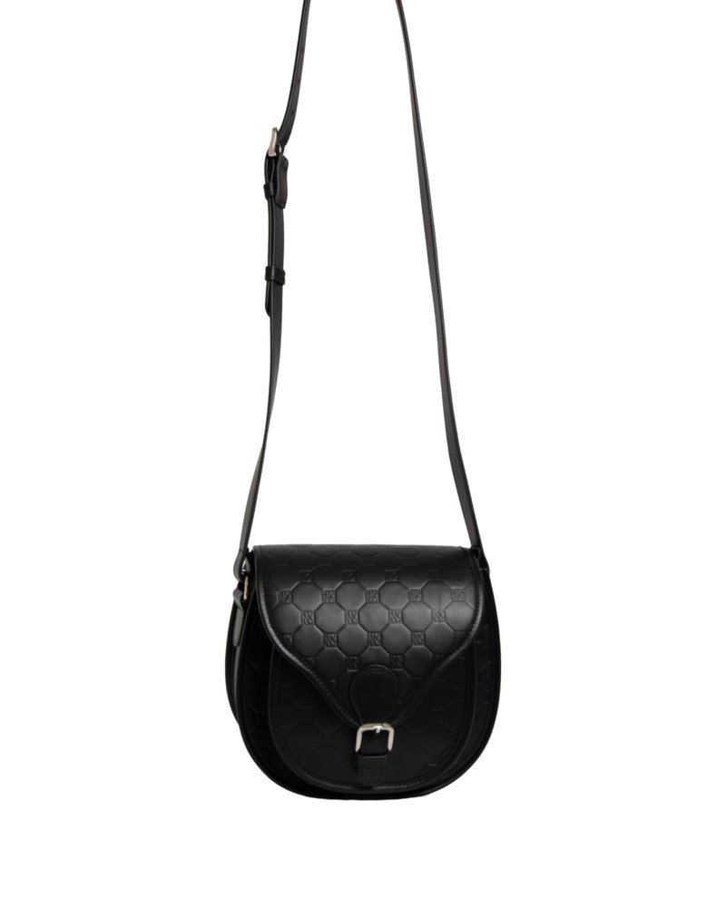 Saddle bag oktagon läder 3