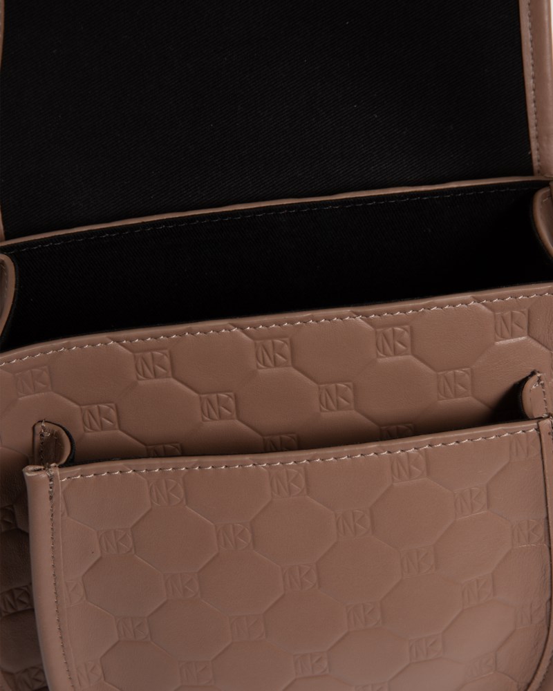 Saddle bag oktagon läder 4