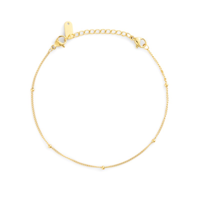 Beaded chain bracelet