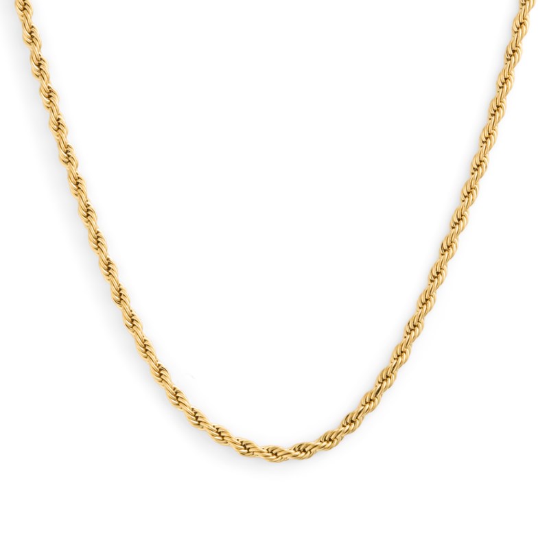 Bold rope chain necklace