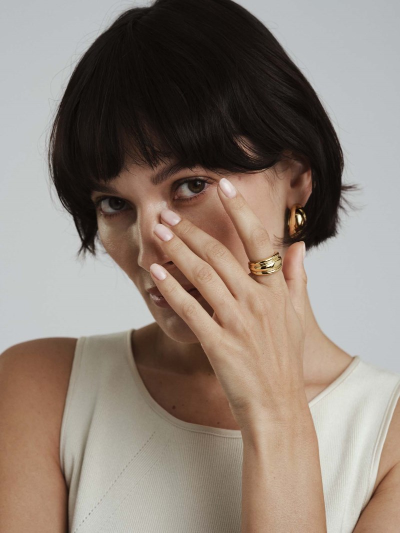 Mockberg Deco ribbed ring herr – bild 2