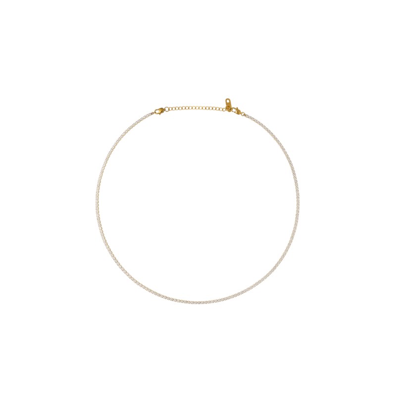 Mockberg Shiny tennis necklace halsband dam – bild 3