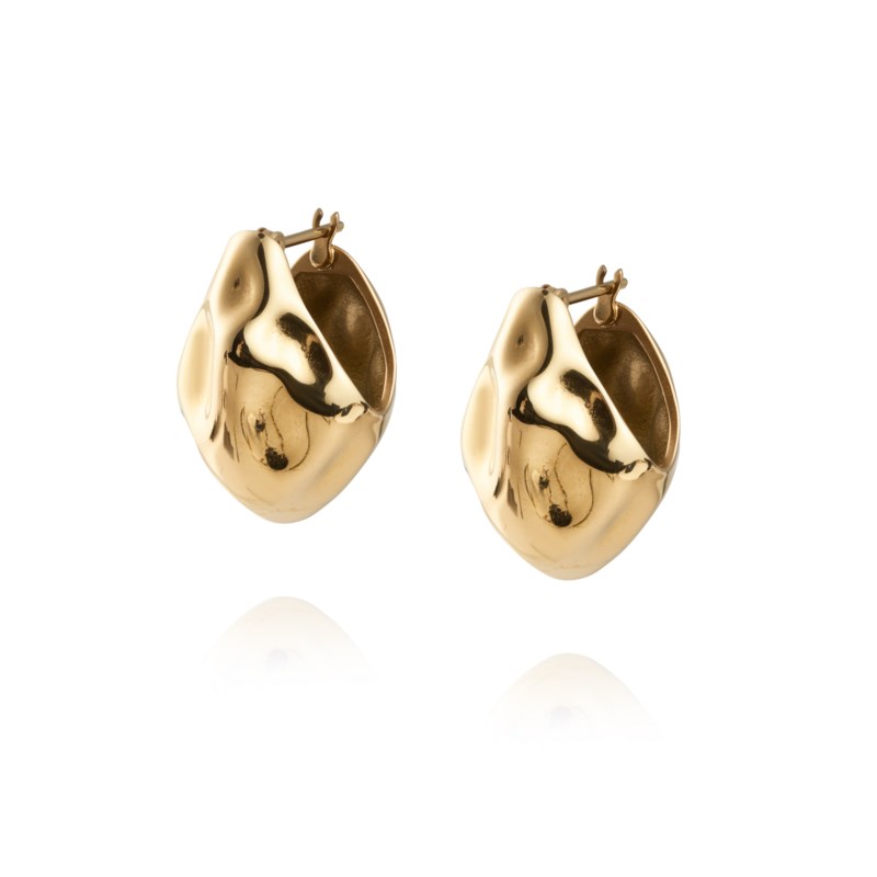 Mockberg Wavy bolded drop earring dam – bild 3