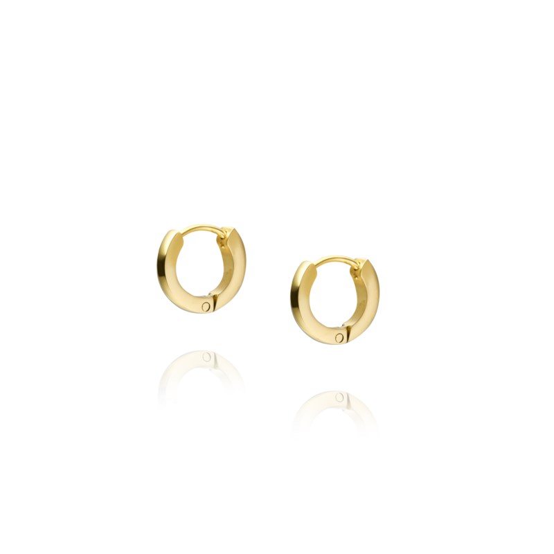 Classic mini hoops gold 1