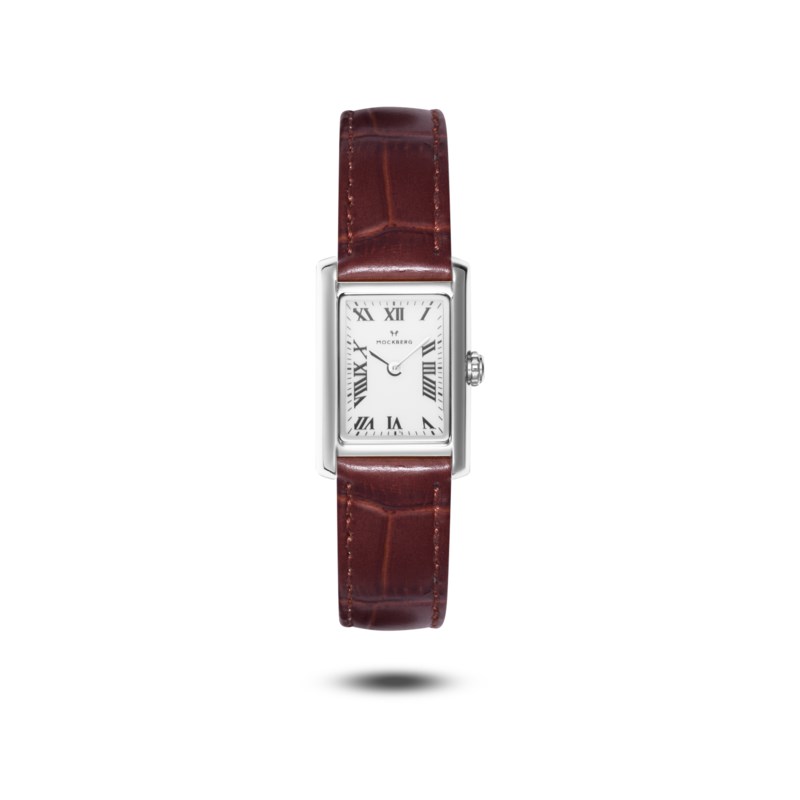 Timeless brown leather watch