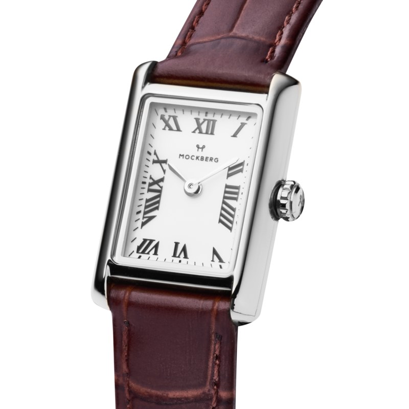 Mockberg Timeless brown leather watch analoga klockor dam – bild 3