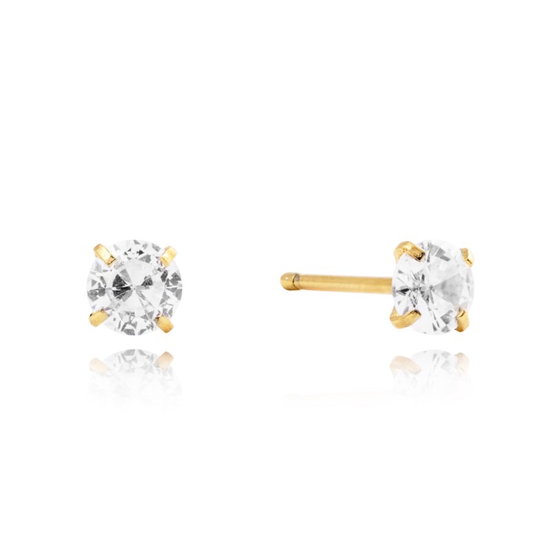 Jolie medium studs gold 1