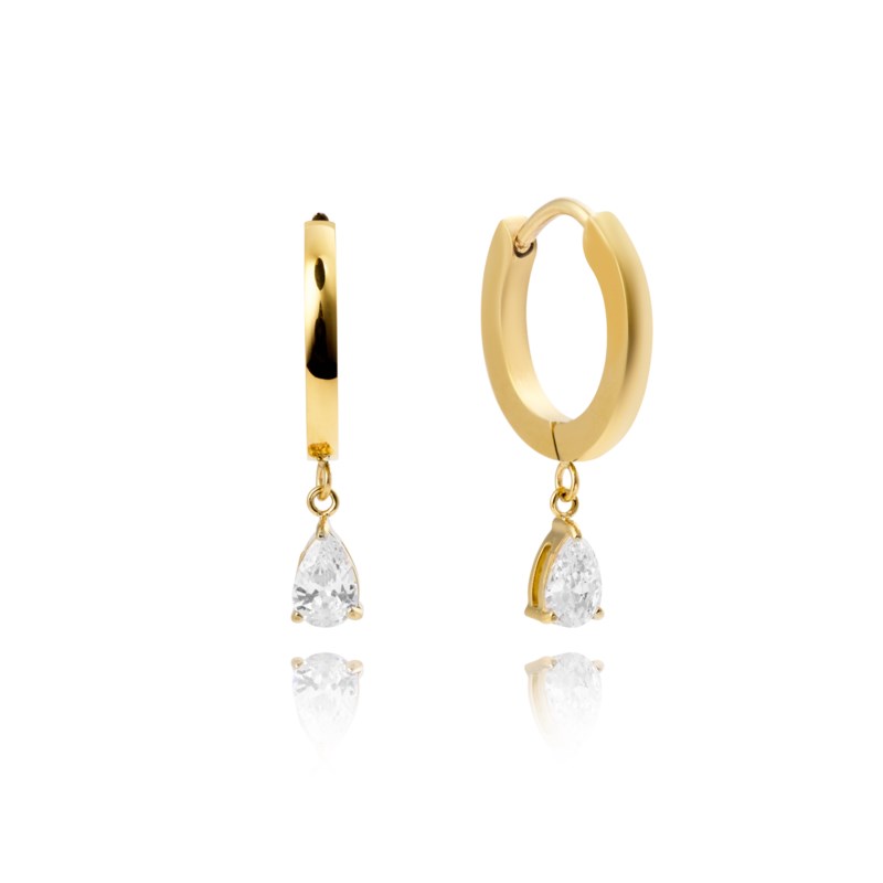 Belle hoops gold 1