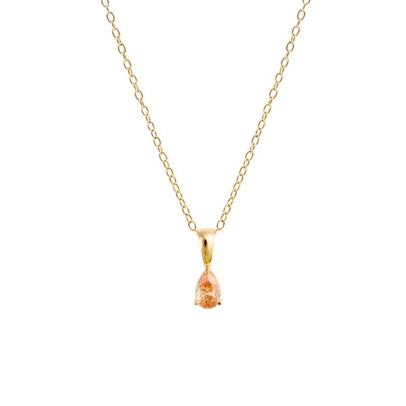Belle champagne necklace gold 1
