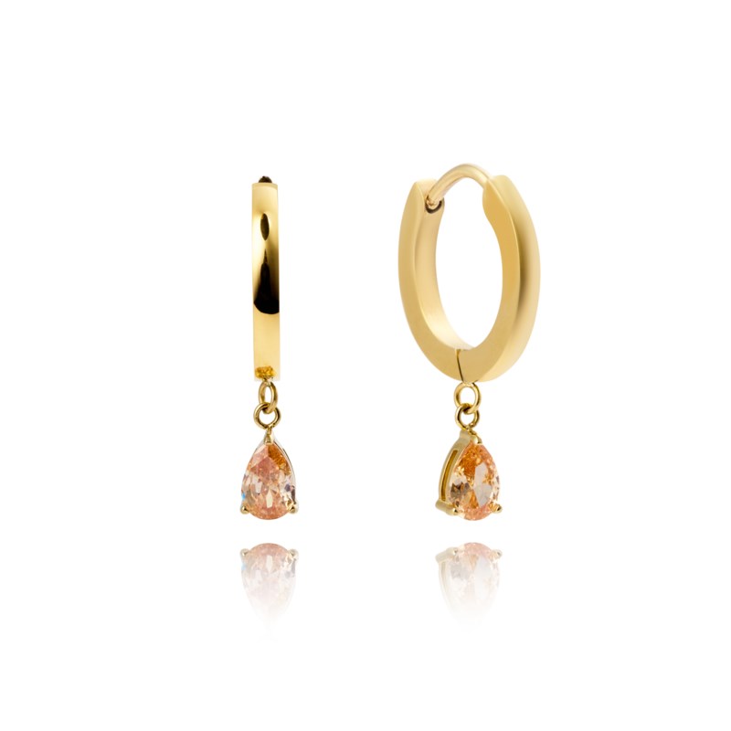 Belle champagne hoops gold 1