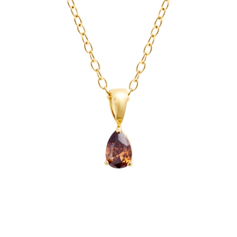 Mockberg Belle coffee necklace halsband dam – bild 3