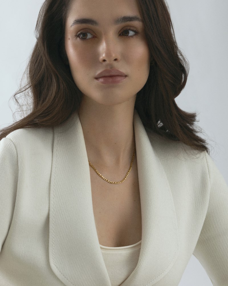 Mockberg Thin figaro necklace medium halsband herr – bild 2