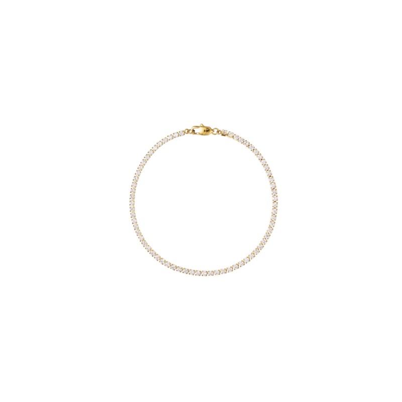 Shiny tennis large bracelet