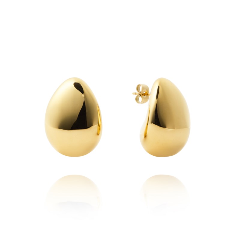 Aura large earring gold 1