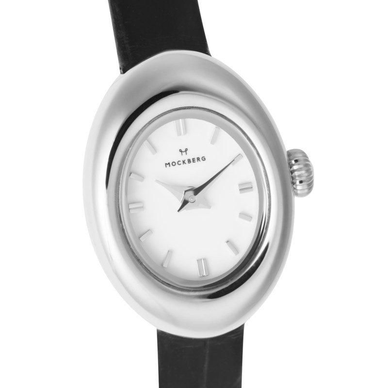 Mockberg Belle oval petite leather watch analoga klockor dam – bild 3