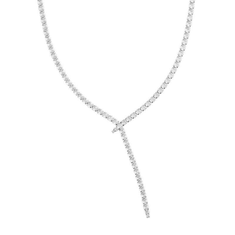 Alora steel necklace