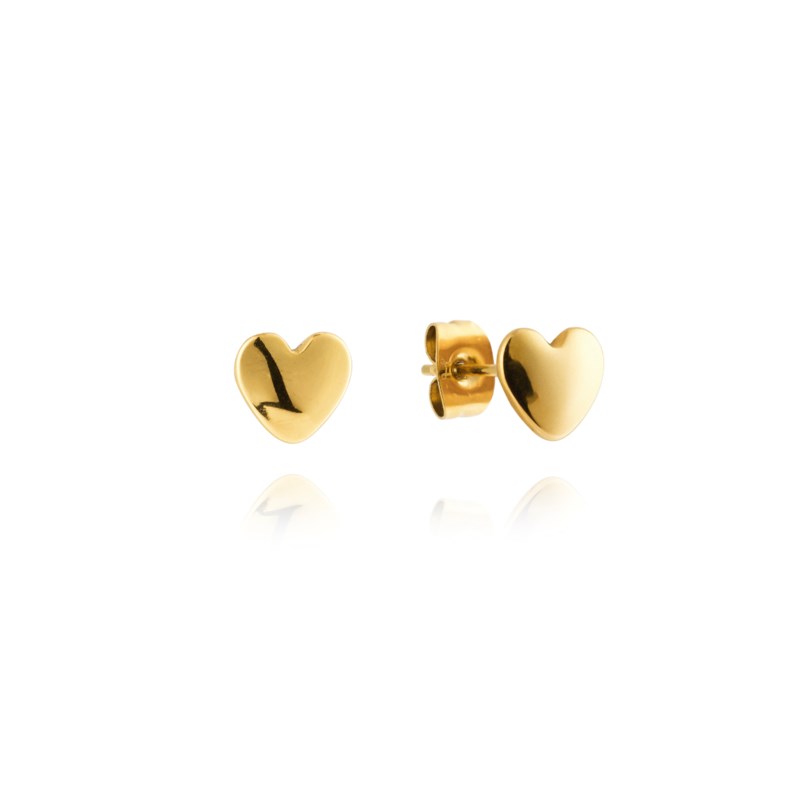 Love gold small studs