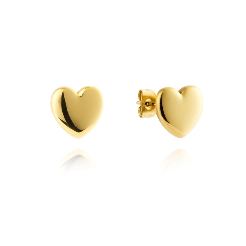 Love gold large studs