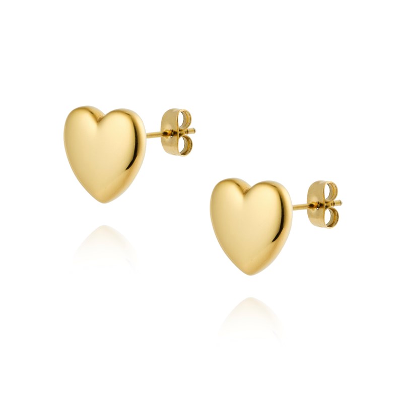 Mockberg Love gold large studs örhängen dam – bild 3