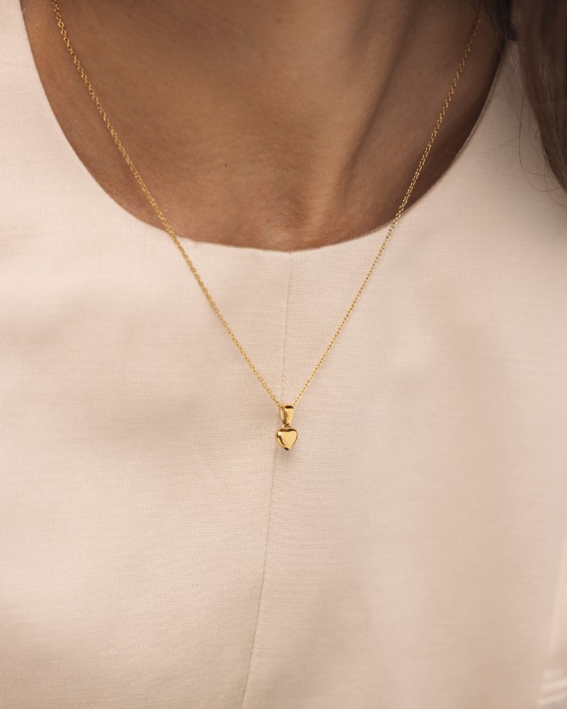 Mockberg Sweetheart gold medium necklace halsband dam – bild 2