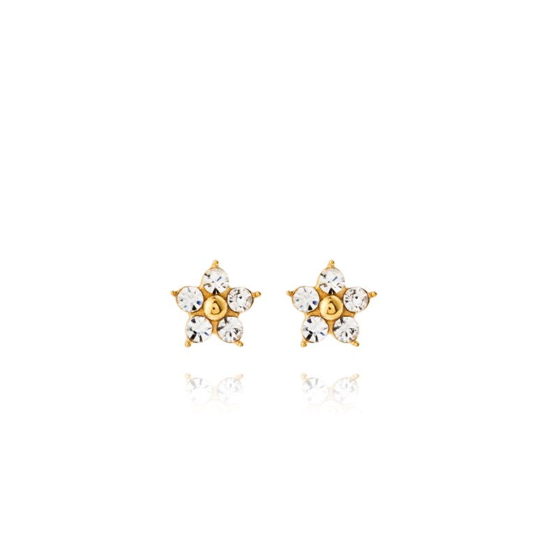 Mockberg Flora gold studs örhängen dam – bild 3
