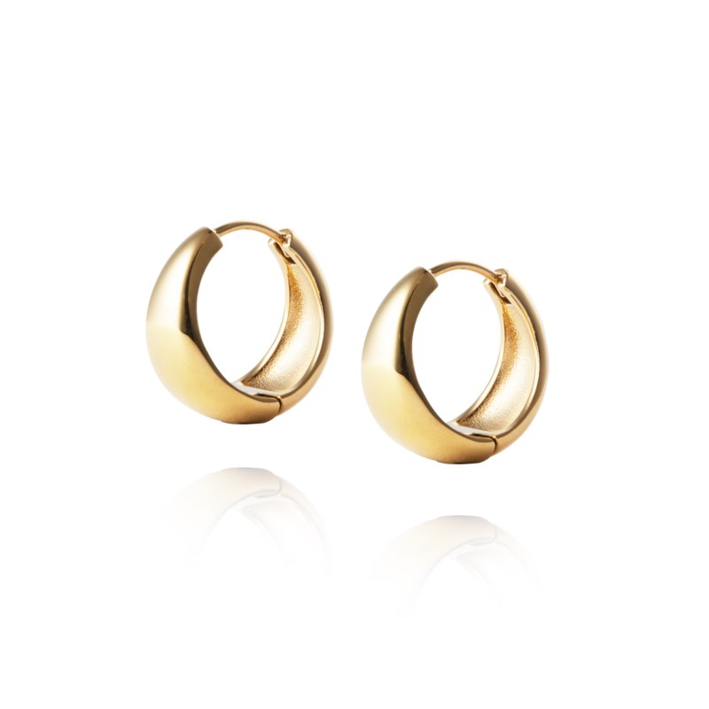 Mockberg Bold hoops large örhängen dam – bild 3