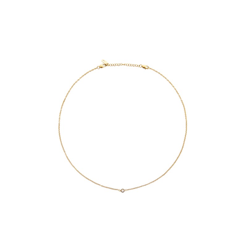 Mockberg Thin diamond necklace small halsband dam – bild 3