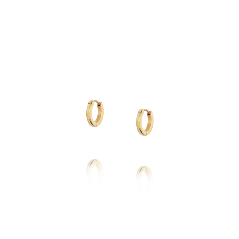 Classic hoops small gold 1