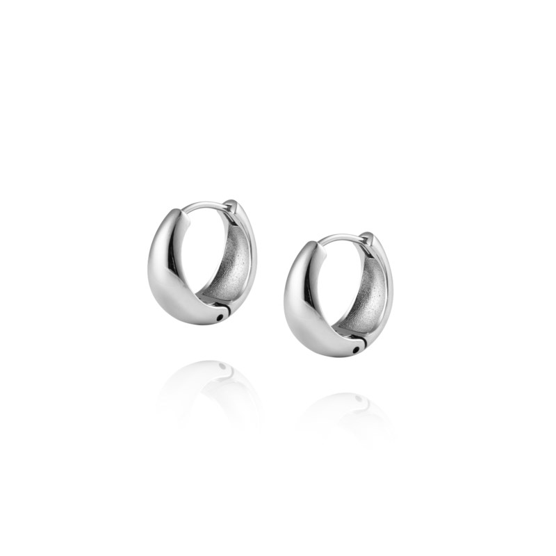 Mockberg Bold hoops medium örhängen dam – bild 3