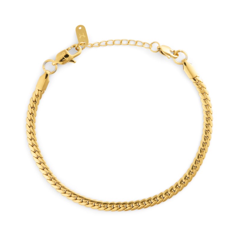 Serpentine chain bracelet