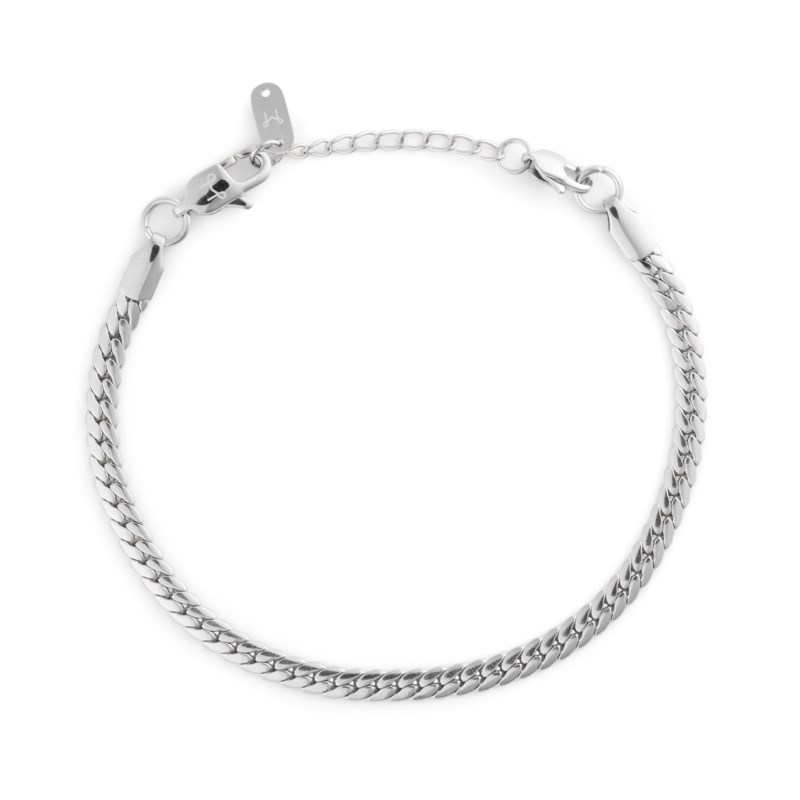 Serpentine chain bracelet