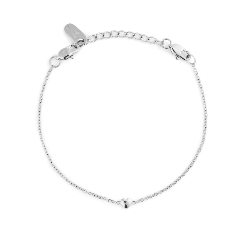 Sweetheart steel bracelet