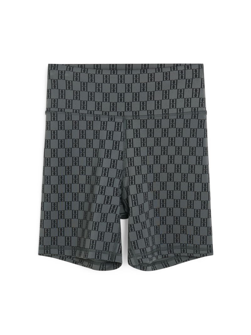 Siola atletiska shorts monogram black & grey 1
