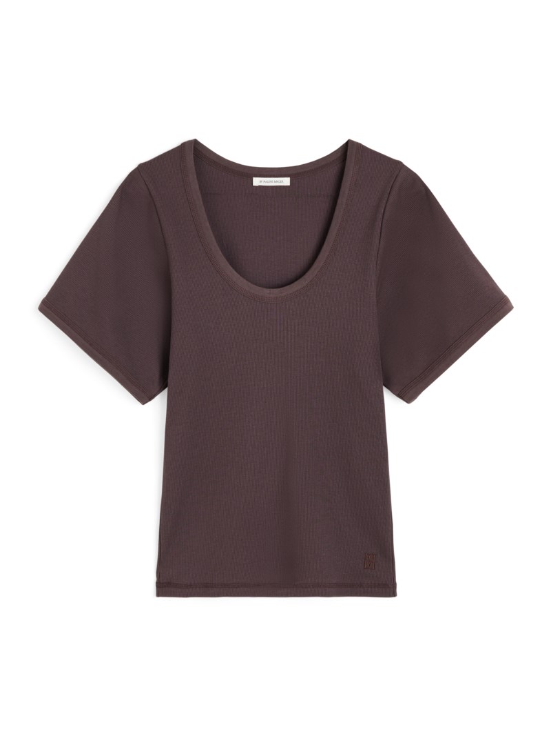 Lunai t-shirt coffee brown 1