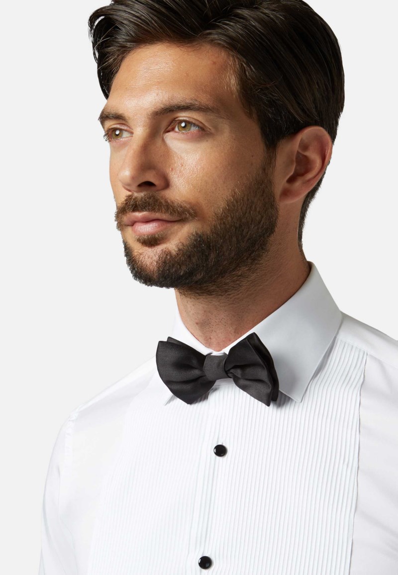 Boggi Milano knotted silk bow tie flugor herr – bild 2