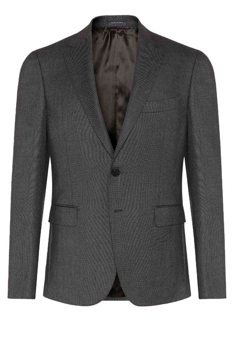 birdseye jacket in super 110 wool