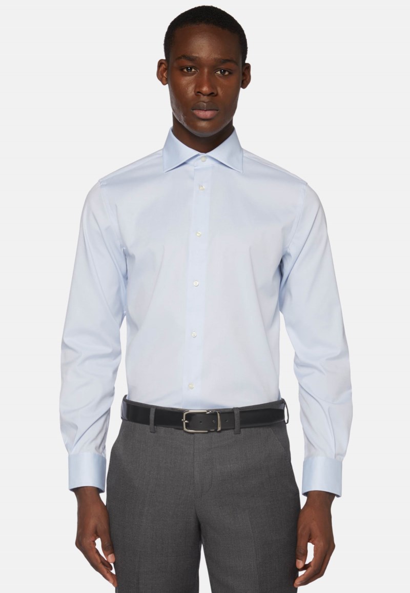Boggi Milano regular fit cotton pin point shirt skjortor & blusar herr – bild 3