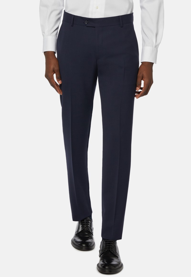 Boggi Milano Trousers in travel wool casual byxor herr – bild 3