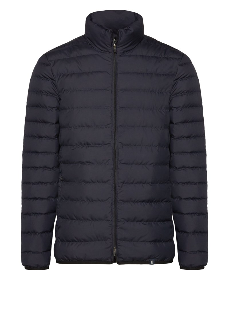 Goose down recycled fabric bomber jacket