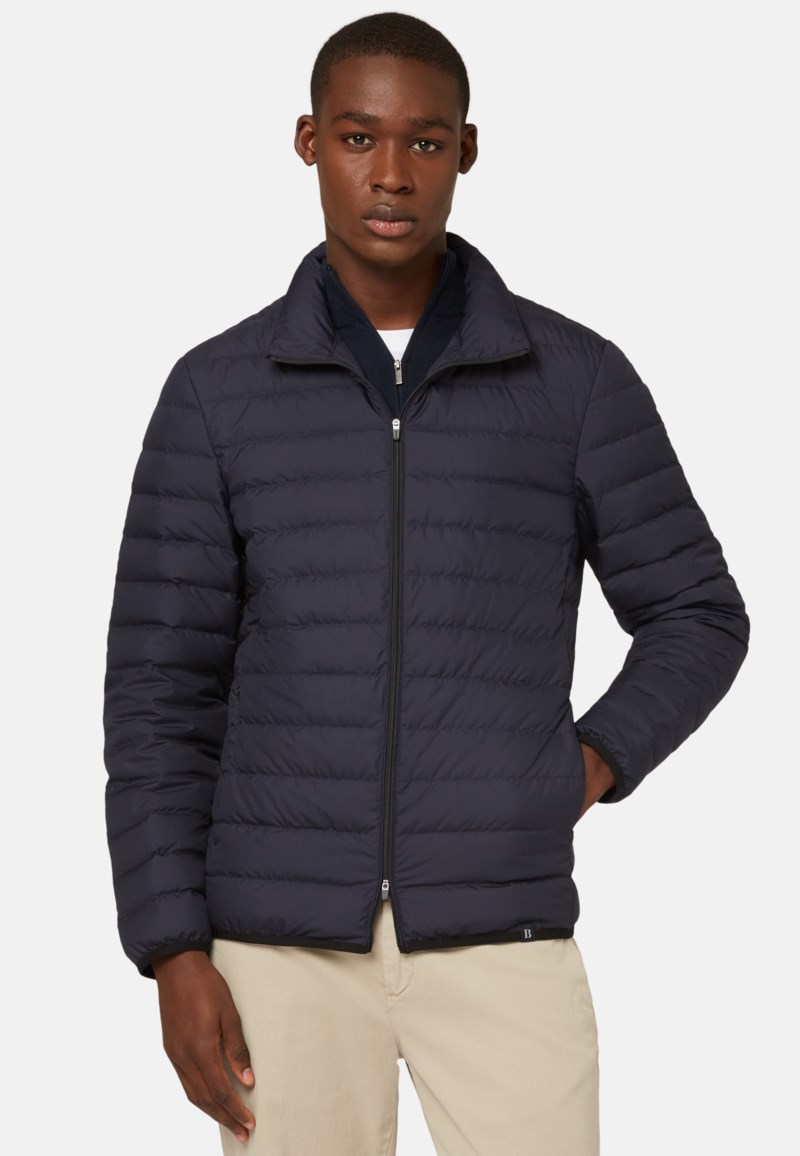 Boggi Milano Goose down recycled fabric bomber jacket dunjackor herr – bild 3