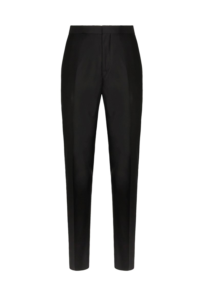 Tuxedo trousers in wool