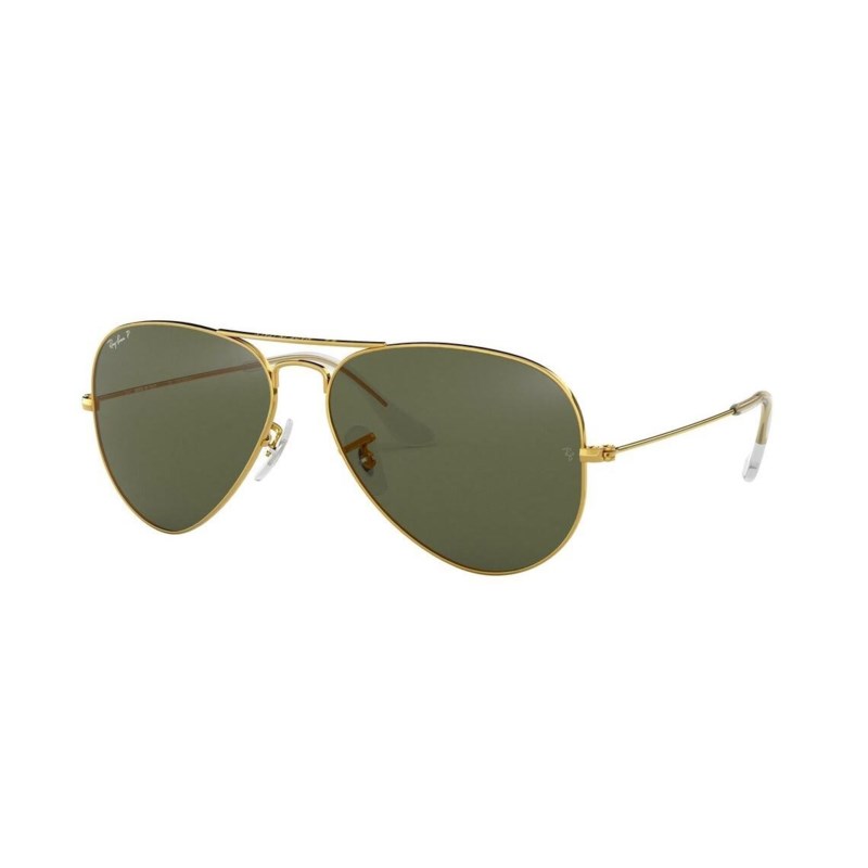 Ray-Ban Aviator RB 3025 001/58 small polarized solglasögon dam – bild 2