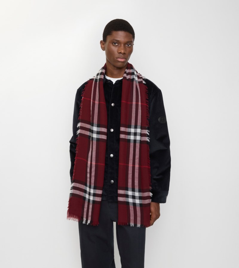 Burberry Scarf wide check wool scarves dam – bild 2