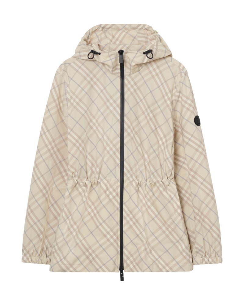 Check whitstable hooded jacket