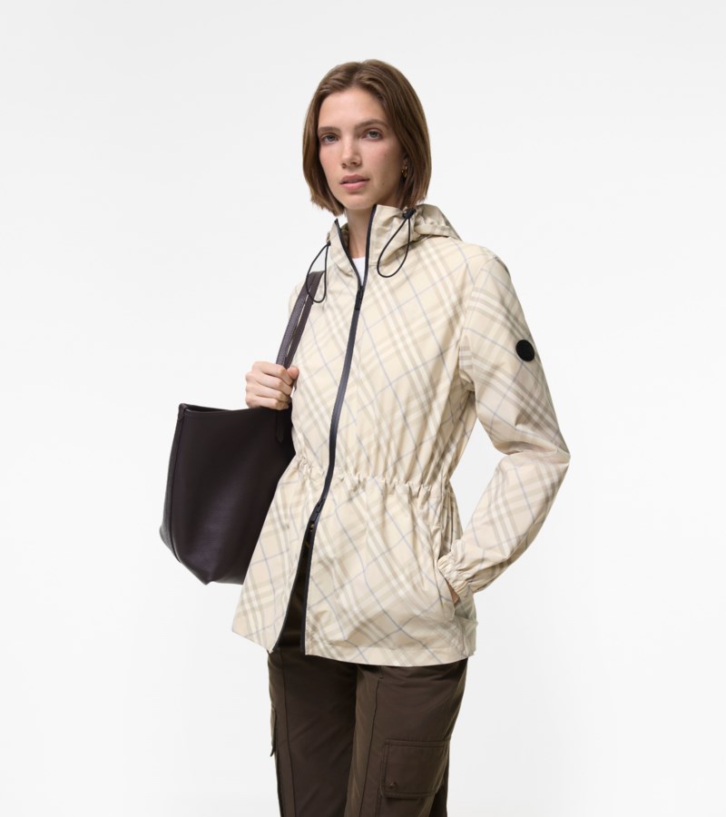 Burberry Check whitstable hooded jacket vinterjackor dam – bild 2